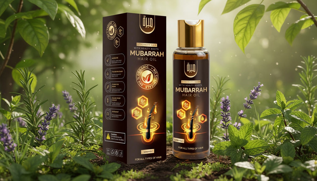 Mubarrah Hair Oil – 100% Organic Nourishment for Strong, Healthy Hair